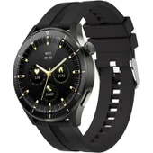 AUKEY SW-2P-GY AKILLI SAAT 3.7CM LCD BLUETOOTH ÇAGRI SAGLIK GÖZETIMI SPOR BILDIRIMLERI IP67 GRI - 1