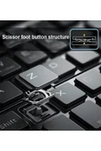 ASFAL Telefon Standı Hediyeli, Katlanabilir, Bluetooth Klavye, Kablosuz, Telefon ve Tablet Klavyesi - 4
