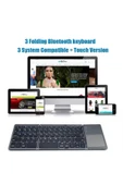 ASFAL Touchpadli Katlanabilir Bluetooth Klavye Telefon Tablet ve Pc Uyumlu Taşınabilir Klavye - 2