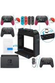 ASFAL Nintendo Switch Aksesuar Düzenleme Standı Nintendo Switch Oled Şarj Standı Kaset, Oyun Düzenleyici - 4