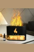 ASFAL Ultrasonik Buhar Makinesi Şömine Efekt Aroma Difüzör 250ml Nemlendirici 3d Kristal Kaya Tuzu - 5