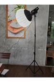 ASFAL Kumandalı, Stüdyo. Canlı Yayın Tiktok. Makyaj. Youtuber Led Işık(65 Cm)+210 Cm Tripod - 2