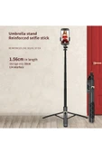 ASFAL Uzaktan Kumandalı 156 Cm Alüminyum Tripod Ve Selfie Çubuğu Telefon, Kamera, Işık Ve Gopro Uyumlu - 3