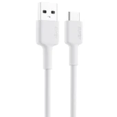 AUKEY CB-CD30-WH NAYLON ÖRGÜLÜ USB-A TYPE-C SARJ KABLOSU 0.9M - 1