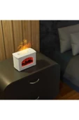 ASFAL 3D Şömine Hava Nemlendirici 270 ml Ateş Görünümlü Nemlendirici Difüzör Buhar Makinesi - 7