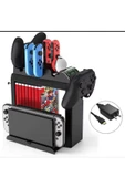 ASFAL Nintendo Switch Aksesuar Düzenleme Standı Nintendo Switch Oled Şarj Standı Kaset, Oyun Düzenleyici - 2