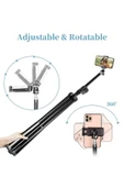 ASFAL Bluetooth Kumandalı 210 Cm Tripod Telefon Tutuculu Selfie Çubuğu Telefon, Kamera Ve Lamba Tripodu - 3