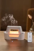 ASFAL Ultrasonik Aroma Difüzör Buhar Makinesi Hava Nemlendirici 300ml Gece Lambası Damlacıklı - 6