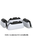 ASFAL PS5 Şarj İstasyonu Dock Kol Hızlı Şarj Aparatı TYPE-C Renkli - 3
