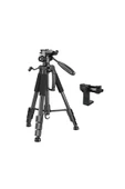 ASFAL Profesyonel Bluetooth Kumandalı 175 Cm Sabitleyici Tripod Telefon Tutucu Ve Çantalı Tripod thumbnail 1