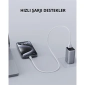 AUKEY CB-BAL7-WH NAYLON ÖRGÜLÜ USB-A LIGHTNING KABLOSU 0.9MT - 3