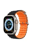 ASFAL Watch Uyumlu 42 Mm 44 Mm 45 Mm 49 Mm Kordon 1/2/3/4/5/6/se/7/8 Watch Ultra Çift Renk Ocean - 1