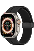 ASFAL Apple Watch 42 44 45 49 Mm 1 2 3 4 5 6 Se 7 8 Watch Ultra Uyumlu Kordon Manyetik Tokalı Mıknatıslı thumbnail 1