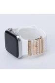 ASFAL Apple Watch Serisi Uyumlu Harfli Akıllı Saat Kordon Süsü Tüm Seriye Uyumlu Tasarım Charm Aksesuar thumbnail 3