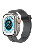 ASFAL Apple Watch 2 3 4 5 6 7 Se Uyumlu Watch 38 mm 40 mm 41 mm Uyumlu Kordon Manyetik Tokalı Mıknatıslı - 1