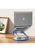 ASFAL 30 Kg Taşıma Kapasiteli, 17' Uyumlu, 360° Dönen Masaüstü Metal Laptop ve Tablet Standı Laptop Tutucu - 7