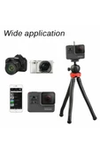 ASFAL 30 Cm Esnek Tripod Gorillapod Dslr Telefon Kamera Tutucu Tutacağı Standı + Telefon Tutacağı thumbnail 5