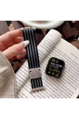 ASFAL Apple Watch 3/4/5/6/7/8/9/10/se/ultra/ultra2 44mm/45mm/46mm/49mm Uyumlu Kumaş Kordon thumbnail 2
