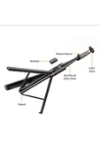 ASFAL 183 cm Bluetooth Kumandalı Katlanabilir Selfie Çubuğu Alüminyum Taşınabilir  Sağlam Tripod - 2