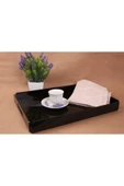 ASFAL Tutma Saplı Siyah Pleksi Tepsi 35x25 Cm Servis, Kahve, Çay, Sunum Ve Hediyelik Tepsi 3mm - 1