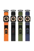 ASFAL Metal Başlıklı Şık Tasarımlı Apple Watch Kordon 42mm 44mm 45mm 49mm Uyumlu Watch Ultra Kayış thumbnail 3