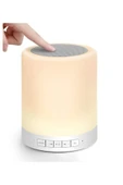 ASFAL Kablosuz Speaker Dokunmatik Lamba Renkli Led Işık Bluetooth Hoparlör Usb Şarjlı - 1