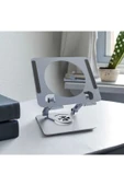 ASFAL 360° Dönen 17 inç Uyumlu Katlanabilir Taşınabilir Masaüstü Telefon, Macbook, Tablet, Laptop Tutucu - 2