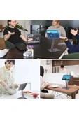 ASFAL Alüminyum, Açı ve Yükseklik Ayarlı 360° Dönen Masaüstü Telefon Laptop, Macbook İpad ve Tablet Standı - 8