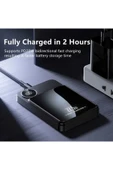 ASFAL Hızlı Şarj Destekli Dijital, Kablosuz Şarjlı 10000 mAh, 22.5W Manyetik Powerbank Magsafe Şarj Cihazı thumbnail 4