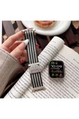 ASFAL Apple Watch 3/4/5/6/7/8/9/10/se/ultra/ultra2 44mm/45mm/46mm/49mm Uyumlu Kumaş Kordon - 2