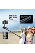 ASFAL Yüz Takibi Yapan Selfie Çubuğu Taşınabilir, 360° Dönen Uzaktan Kumandalı 153 Cm, Gopro Uyumlu Tripod - 6