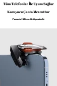 ASFAL Mouse Hissi Veren Klik Sesli Mekanik Pubg Tetik Çantalı Parmak Eldiven Hediye Tüm Telefonlara Uyumlu - 2