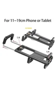 ASFAL 360 Derece Döner Başlıklı Tablet Ve Telefon Tutucu Stand 210 Cm Tripod 2 In 1 Metal Ayaklı Stand thumbnail 6