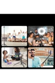 ASFAL 183 cm Bluetooth Kumandalı Katlanabilir Selfie Çubuğu Alüminyum Taşınabilir  Sağlam Tripod - 5
