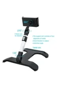 ASFAL Fonksiyonel Ayarlanabilir Katlanabilir 2in1 Masaüstü Telefon Tutucu ve Tablet Standı Tablet Tutacağı - 4