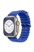 ASFAL Apple Watch Uyumlu 42 mm 44 mm 45 mm 49 mm Kordon 1/2/3/4/5/6/se/7/8 Watch Ultra Ocean Loop Kordon - 1