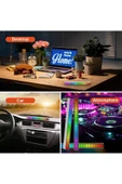 ASFAL Rgb Müzik Ses Ritim Işığı Araba Ev Disko Ses Led Ritim Şerit Işığı Rgb Ses - 2