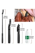 ASFAL Bluetooth Uyumlu Kumandalı Taşınabilir  Selfie Çubuğu Katlanabilir 156 cm Tripod - 2