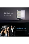 ASFAL Telefon, Kamera Laptop Uyumlu RGB Selfie Işığı Canlı Yayın Tiktok Selfie ve Video İçin Mini Led Işık - 8