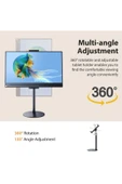 ASFAL Metal, Yükseklik ve Açı Ayarlı Masaüstü Telefon ve Tablet Tutucu Taşınabilir Tablet, Telefon Standı - 7