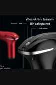 ASFAL 4 Başlıklı Titreşimli 6 Titreşim Modlu Taşınabilir Şarjlı Masaj Aleti Çift Başlıklı Yoğurmalı - 6