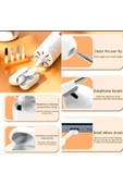 ASFAL Şarjlı Mini Elektrikli Süpürge 21 in 1 Bilgisayar, Kamera, Telefon Klavye ve  Airpods Temizleme Seti - 7