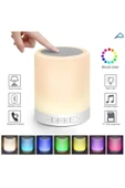 ASFAL Kablosuz Speaker Dokunmatik Lamba Renkli Led Işık Bluetooth Hoparlör Usb Şarjlı - 2