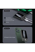 ASFAL Hızlı Şarj Destekli Dijital, Kablosuz Şarjlı 10000 mAh, 22.5W Manyetik Powerbank Magsafe Şarj Cihazı thumbnail 2