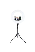 ASFAL 18 Inç Kumandalı Işık Led 210 Cm Tripod Youtuber Video Selfie Stüdyo Makyaj Tiktok Işığı Ring Light - 1