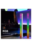 ASFAL Rgb Müzik Ses Ritim Işığı Araba Ev Disko Ses Led Ritim Şerit Işığı Rgb Ses - 7