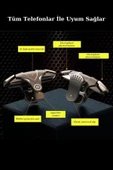 ASFAL Mouse Hissi Veren Pubg Tetik Klik Sesli Düğme Tüm Telefonlara Uyumlu Parmak Eldiven Hediyeli - 2