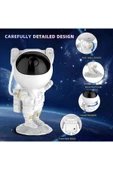 ASFAL Zamanlayıcılı Kumandalı Astronot Gece Lambası Projektör Işıklı Samanyolu Galaksi Masa Lambası - 5