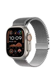 ASFAL Apple Watch 3/4/5/6/7/8/9/10/se/ultra/ultra2 44mm/45mm/46mm/49mm Uyumlu Milano Metal Hasır Kordon thumbnail 6
