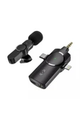 ASFAL 3 in 1 Iphone Type c Aux Kablosuz Yaka Mikrofonu, Canlı Yayın, Tiktok Wireless Yaka Mikrofonu - 2